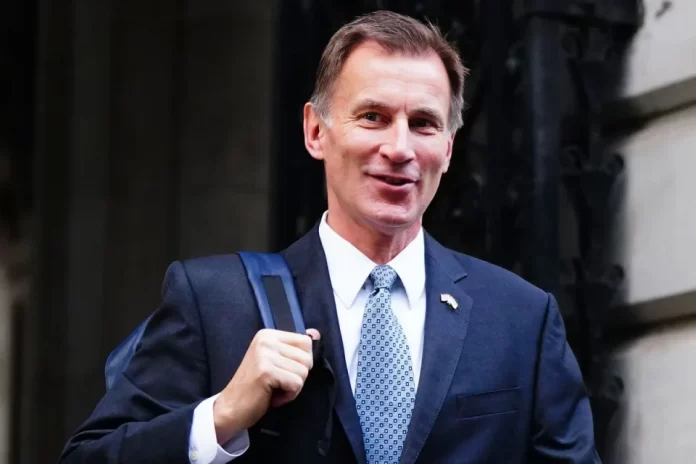 Jeremy Hunt claims Britain's economy is back on track